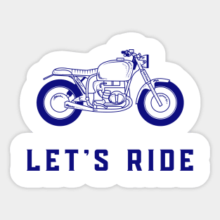 Let's Ride Sticker